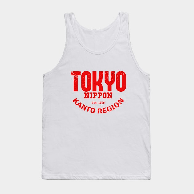 Tokyo | Kanto Region Tank Top by ArtTunnel